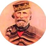 Giuseppe Garibaldi con il poncho